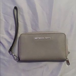 Grey Michael Kors wallet